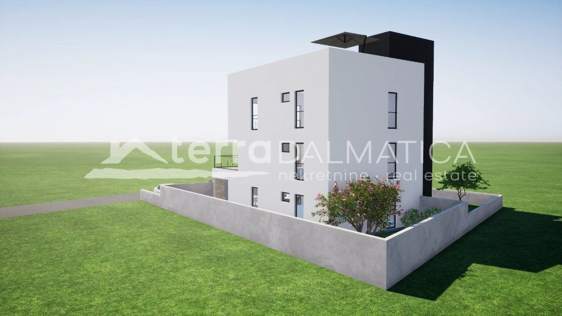 Wohnung mit Garten, Zaton – Neubau