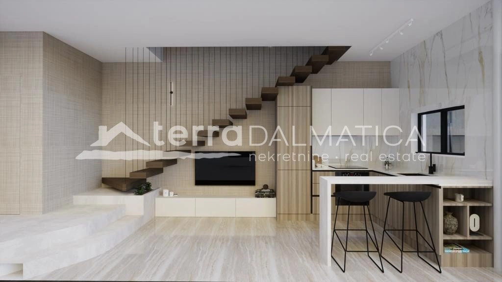 Haus in Vodice in der Nähe des Meeres und des Stadtzentrums