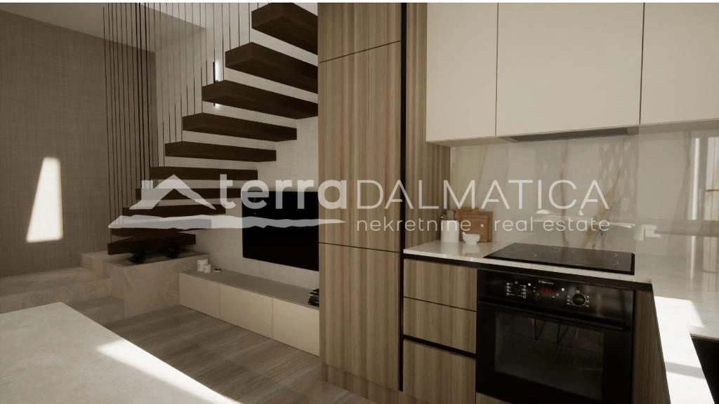 Haus in Vodice in der Nähe des Meeres