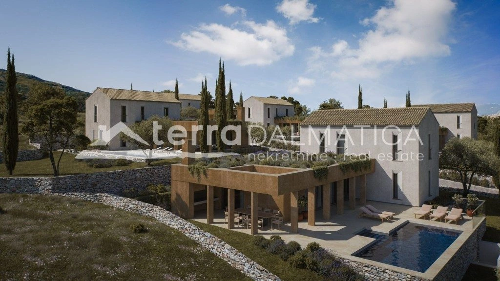 Modernes Haus, Zaton – Swimmingpool und umfangreiche Sportanlagen