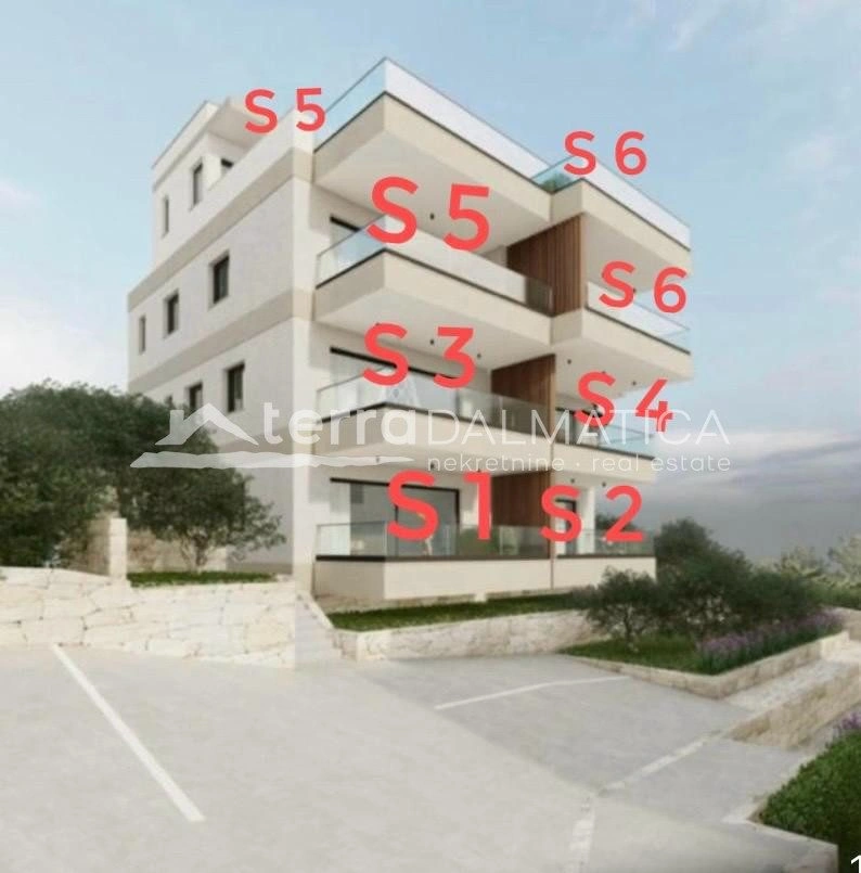 Modernes Apartmentprojekt auf der Insel Čiovo