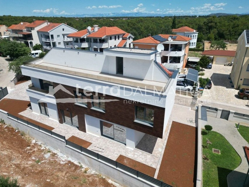 Luxusní dvojdomek, Biograd na Moru - panoramatický výhled a střešní terasa