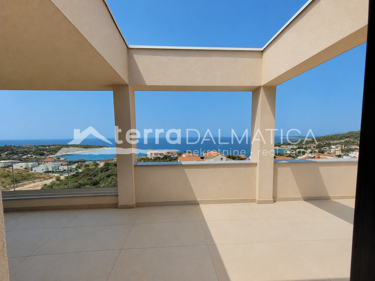 Primosten, Penthouse mit Panoramablick auf das Meer