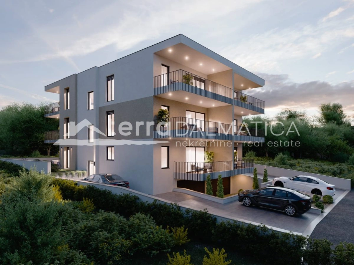 Wohnung in Brodarica – Neubau mit Parkplatz