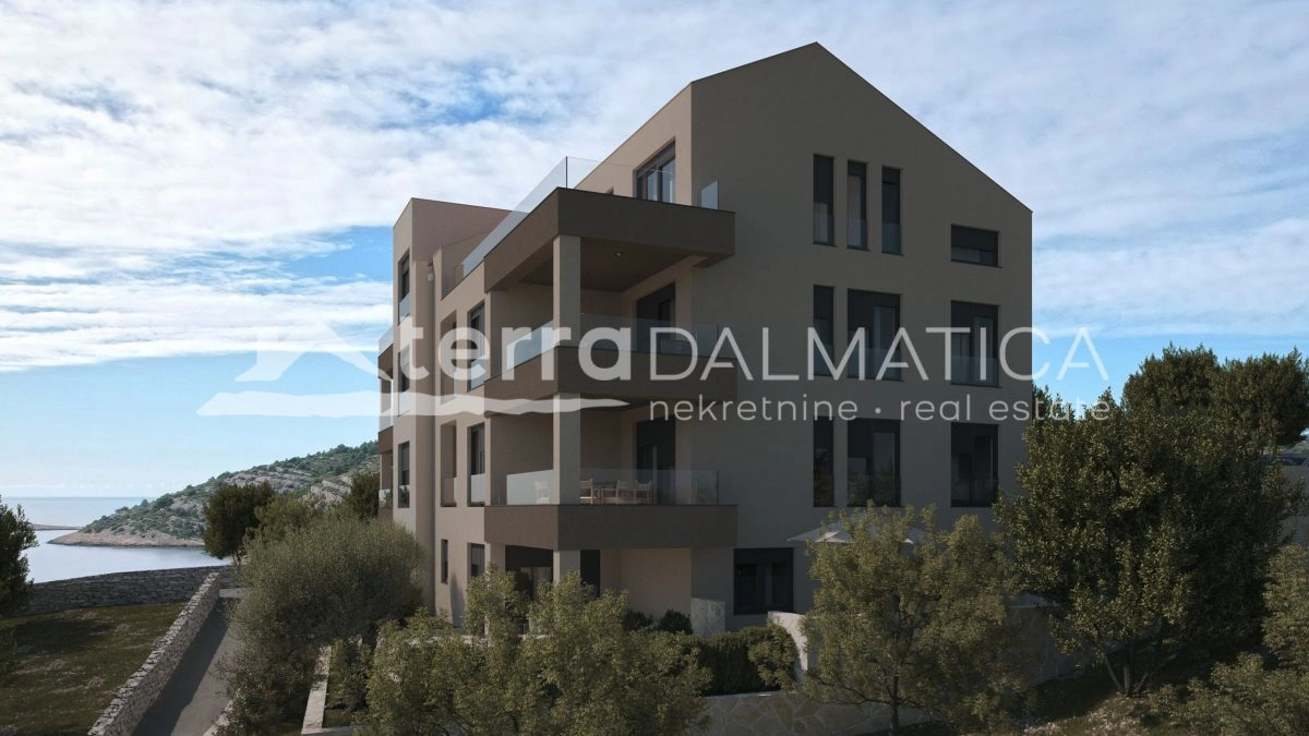 Apartment, Stivašnica – Neubau, Meerblick und 2 Parkplätze