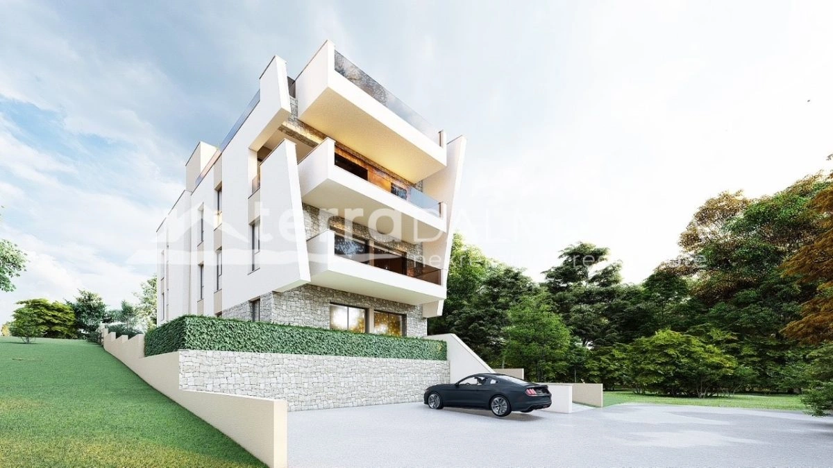 Neubau in der Nähe von Zadar mit Garten und 2 Parkplätzen