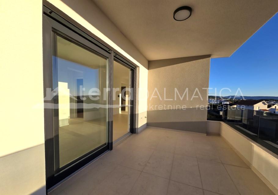 Brodarica, a move-in ready two-bedroom apartment on the first floor of a new building
